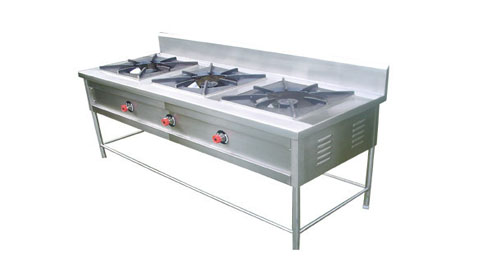 Three Burner Commercial Gas Stove Manufacturers Jivrajpark